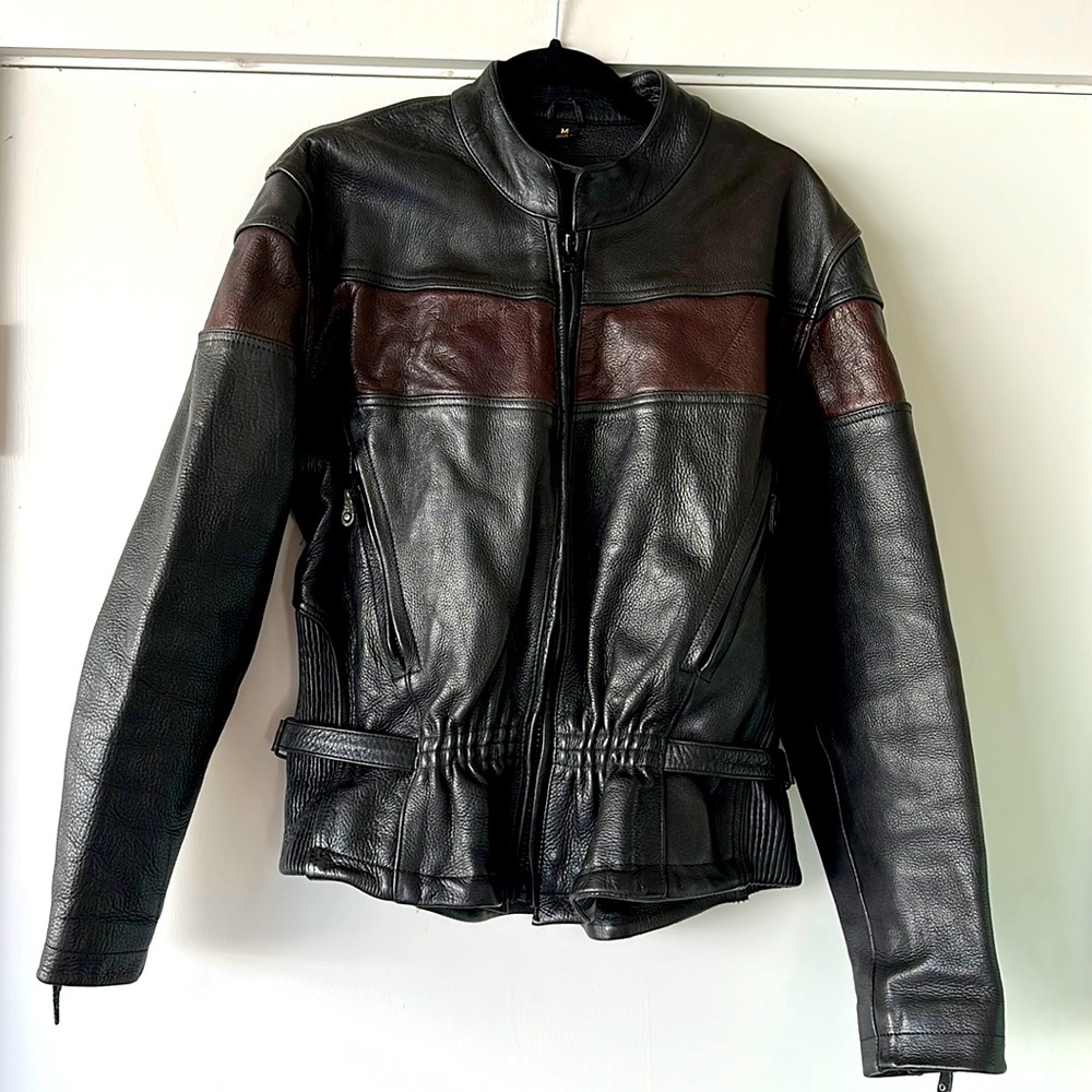 Leather Motorcyle Jacket Women’s Size Medium